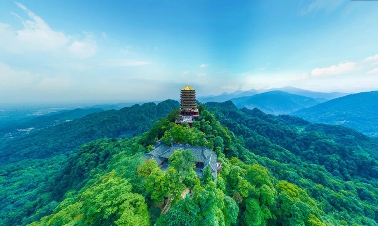 Qingcheng mountain in summer